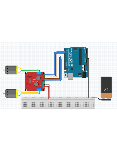 L298N Çift Motor Sürücü Kartı