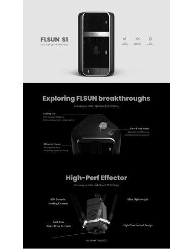 FLSUN S1 Ultra High Speed 3D Printer