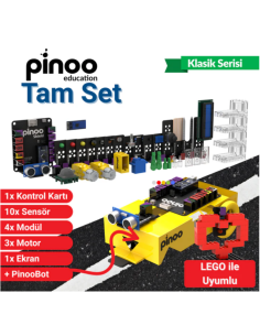 Pinoo Tam Set | Robotik ve Kodlama Seti | Klasik Serisi