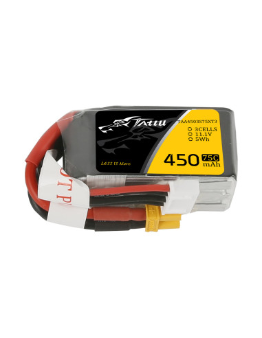 Tattu 450mAh 3S 11.1V 75C LiPo Batarya