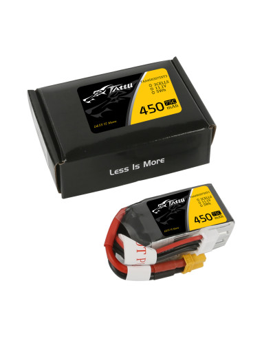 Tattu 450mAh 3S 11.1V 75C LiPo Batarya