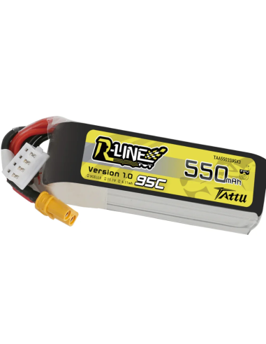 Tattu R-Line 550mAh 3S 11.1V 95C LiPo Batarya (XT30)
